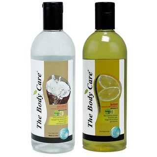 The Body Care Coconut Shampoo and Lemon Shampoo, 400ml, Combo The Body Care Coconut Shampoo and Lemon Shampoo, 400ml, Combo