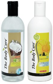 The Body Care Coconut Shampoo and Egg Shampoo, 400ml, Combo