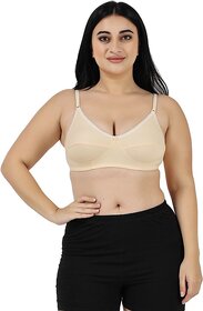 Skin Women T-Shirt Non Padded Half Coverage Bra