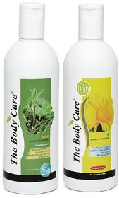 The Body Care Herbal Shampoo and Egg Shampoo, 400ml, Combo