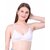 White  Women T-Shirt Non Padded Half Coverage Bra