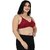 Pink Women's Cotton Rich Non-Padded cloviaa Non-Wired Bra with Double Layered Cups