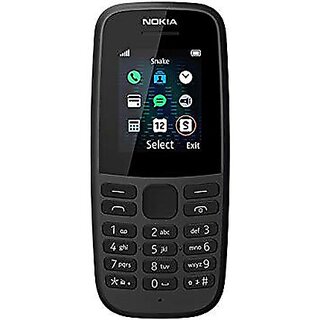 (Refurbished) Nokia 105 (Single SIM, 1.7 Inches Disaplay)_Superb Condition, Like New