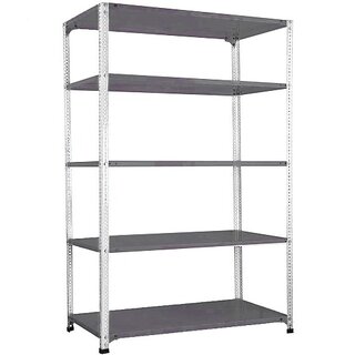                       Spacious 5 Storage Shelves for Cloth & Shoes , 12x24x87' Inch. Luggage Rack                                              
