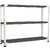 Spacious 3 Storage Racks for Cloths and Shoes, 12x24x59' Inches. Luggage Rack