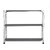 Spacious 3 Storage Racks for Cloths and Shoes, 12x24x59' Inches. Luggage Rack