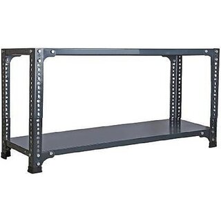 Buy Spacious CRC Sheet 2 Shelf Multipurpose Slotted Angle Rack , 93336 ...