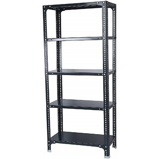 Buy Spacious 5 Shelf Multipurpose Slotted Angle Rack ,243677 Luggage ...