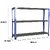 Spacious CRC Sheet 3 Shelf Slotted Angle Rack, 15, X36, X36,  Inch, 20 Gauge sheet, 14 Gauge Angle Luggage Rack Luggage Rack Luggage Rack