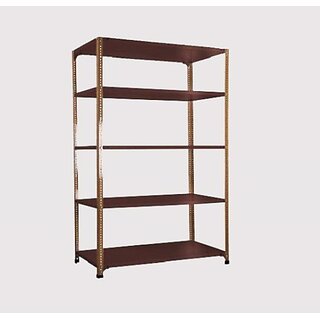                       Spacious Heavy-duty power Coating Rack size15X36X71 5 shv...Darkchocolate color Luggage Rack                                              