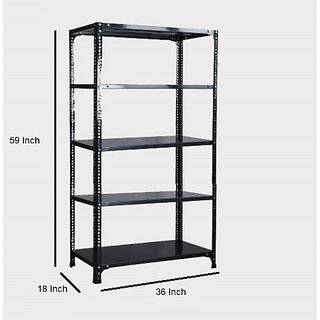 Spacious Heavy-duty power Coating Rack size18X36X59 6 shv...Fullgrey pack of 1 Luggage Rack Spacious Heavy-duty power Coating Rack size18X36X59 6 shv...Fullgrey pack of 1 Luggage Rack