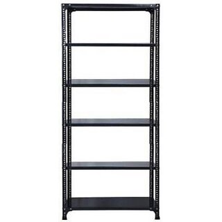                       Spacious 6 Shelf Multipurpose Slotted Angle Rack ,243677 ( Dagrey ) Luggage Rack 20 Gauge shelves & 14 Gauge Angle Luggage Rack Luggage Rack                                              