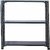 Spacious 3 Shelf Multipurpose Slotted Angle Rack , 153335 (Grey) Luggage Rack Pack of 2 Luggage Rack