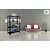 Spacious CRC Sheet 4 Shelf Multipurpose Slotted Angle Rack , 93347(Grey) Luggage Rack Pack of 2 Luggage Rack