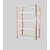 Spacious Heavy Duty slotted Angle rack (Powder Coating) with Extra Fine Finishing (light Orange Cream colour)LUGGAGE RACK Dimension: 15X36X79 5 Shv (Color Orange angle ivoy shv ) Luggage Rack Luggage Rack