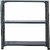 Spacious 3 Shelf Multipurpose Slotted Angle Rack , 123347 (Grey) Luggage Rack Pack of 2 Luggage Rack Luggage Rack Luggage Rack