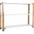 Spacious Slotted angle crc sheet 3 shelves multipurpose powder coating storage rack 123659( Orange & ivory ) Luggage Rack 20 Gauge shelves & 14 Gauge Angle Luggage Rack Luggage Rack