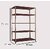 Spacious Heavy-duty power Coating Rack size12X36X71 5 shv...Darkchocolate color Luggage Rack