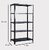 Spacious Heavy-duty power Coating Rack size18X36X61 6 shv...Fullgrey pack of 1 Luggage Rack