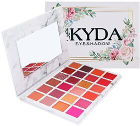 KYDA Ultimate 24 Pigmented colors Eyeshadow Palette Long wearing and Easily Blendable Eye makeup Palette Matte, Shimmery