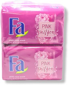 Fa Soap Pink Passion pink rose scent 175g (Pack of 6)