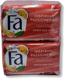Fa Inspiring PassionFruit Bar Soap (Made in United Arab) Imported 175g (Pack of 6)