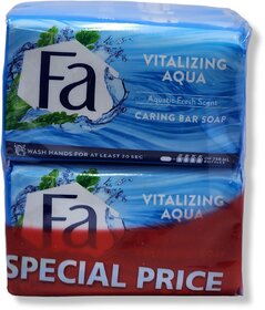 Fa Vitalizing Aqua Aquatic Fresh Bar Soap 175g (Set of 6)