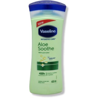                       Vaseline Intensive Care Aloe Soothe with pure aloe Lotion 400ml                                              