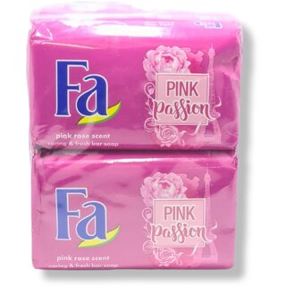                       Fa Soap Pink Passion pink rose scent 175g (Pack of 6)                                              