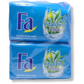                       Fa Soap Vitalising Aqua aquatic fresh scent 175g (Pack of 6)                                              