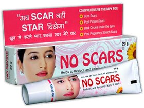 No Scars Cream Helps To Reduce Removes Scars Marks (Set Of 2 Pcs. ) 20 Gm Each