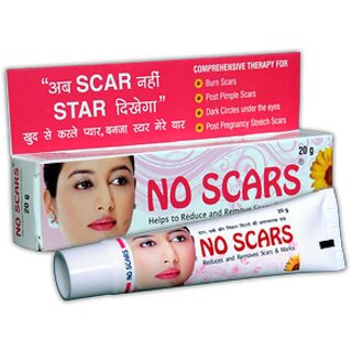 No Scars Cream Helps To Reduce Removes Scars Marks (Set Of 2 Pcs. ) 20 Gm Each No Scars Cream Helps To Reduce Removes Scars Marks (Set Of 2 Pcs. ) 20 Gm Each