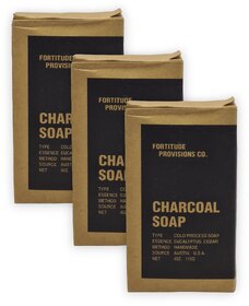 Fortitude Provisions Co. Charcoal Soap 113G (imported) (Pack of 3)