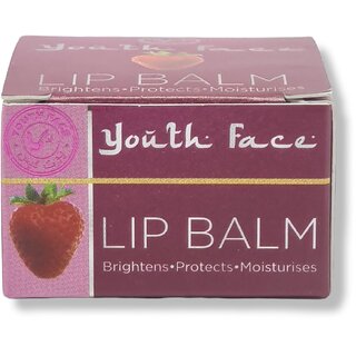                       Youth Face Lip Balm Strawberry 10g (Pack of 2)                                              
