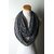 Jourbees Women's Cotton Hosiery Infinity Around Loop Convertible Scarf/Scarves/Wraps (One Size, Grey)
