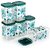 Anjil  - 1100 ml Plastic Grocery Container (Pack of 6, Green)