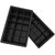 Anjil Black Silicone Ice Cube Tray (Pack of2)