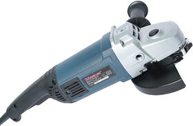 Eastman Angle Grinder With Carbon Set and Anti Vibration side handle, Wheel Dia-180mm, EDG-180C