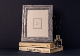 Novel Cloud Blue Photo Frame for Wall and Table 6x8 inches