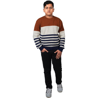                       Kid Kupboard Cotton Multicolor Full-Sleeves Sweatshirt for Boys, 12-13 Years                                              