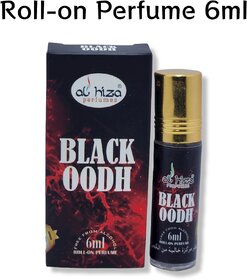 Al hiza perfumes Black OODH Roll-on Perfume Free From Alcohol 6ml