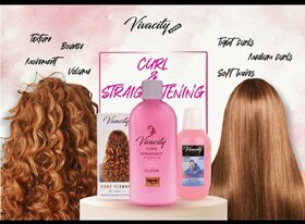 VIVACITY HOME PERMANENT - For Hair Curling and Straightening Lotion