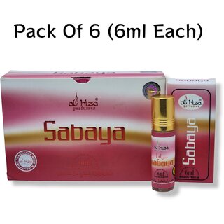                       Al hiza perfumes Sabaya Roll-on Perfume Free From Alcohol 6ml (Pack of 6)                                              