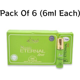                       Al hiza perfumes Eternal Love Roll-on Perfume Free From Alcohol 6ml (Pack of 6)                                              