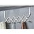 UnV Stainless Steel Over The Door Hanger,Door Hangers for Clothes