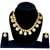 Kundan Necklace Gold Plated Kundan Stones Back Side Handmade Meena Work Jewellery Set for Woman  Girls