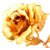Gold Rose Artificial Flower (8 inch, Pack of 1)