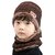 Eastern Club Woolen Winter Cap With Neck Scarf For Boys And Girls/Kids Winter Cap (Age 8-14 Years) For Boys  Girls (Brown)