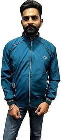 SKFPARKY Men Blue Solid Sports Jacket