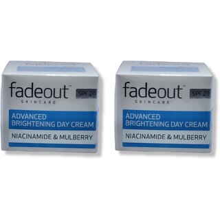 Fade Out Day Advanced Brightening Skincare Cream with SPF20 Moisturiser Cream 50ml (Pack of 2)